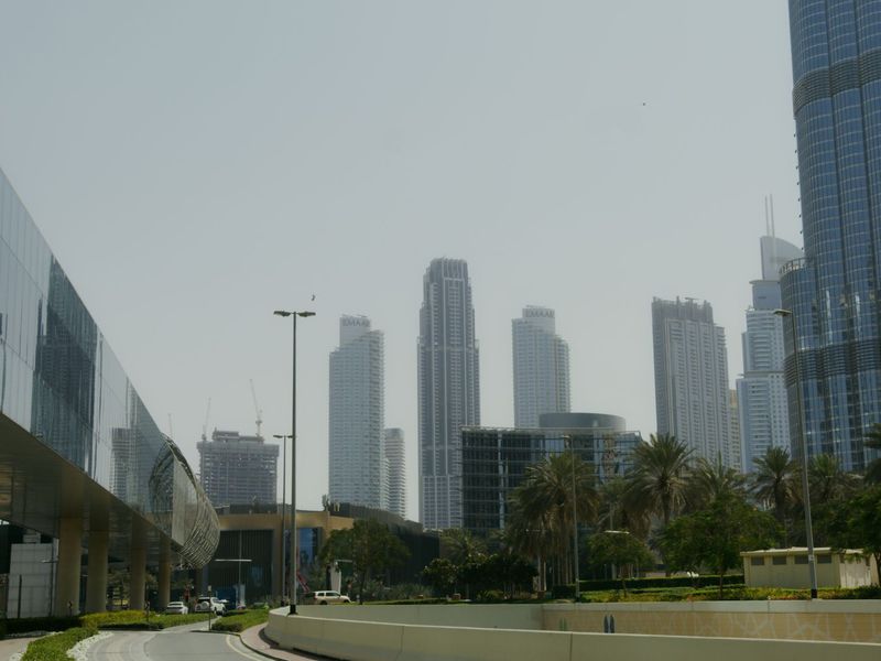 Downtown Dubai skyline and Burj Khalifa
