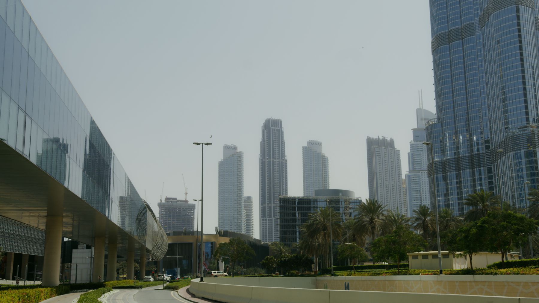 Downtown Dubai skyline and Burj Khalifa