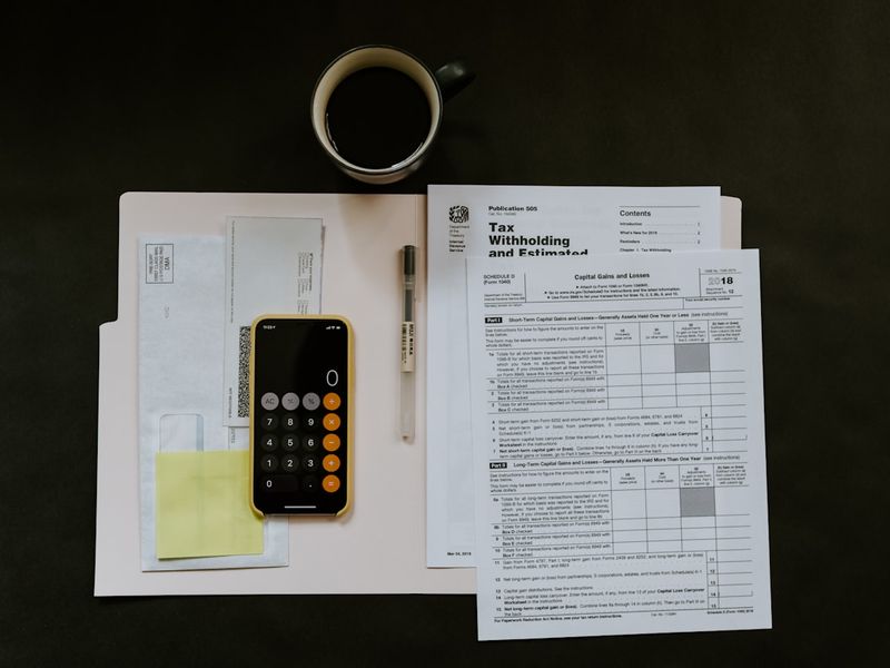 Property tax calculation documents and keys